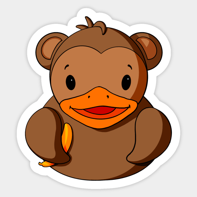 Monkey rubber duck outlet